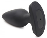 28X Laser Heart Silicone Anal Plug with Remote – Large - image 5