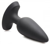 28X Laser Heart Silicone Anal Plug with Remote – Large - image 6