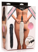 Silicone Anal Plug with 3 Interchangeable Tails - image 14
