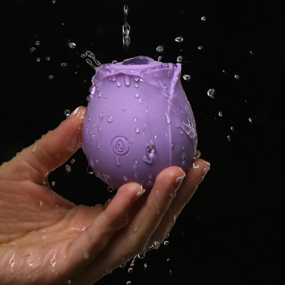 Bloomgasm Wild Rose 10X Suction Clit Stimulator - Purple - image 6
