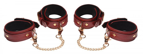 6 Piece Burgundy Bondage Set - image 11