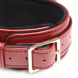 6 Piece Burgundy Bondage Set - image 9
