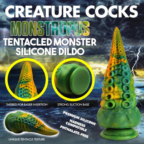 Monstropus Tentacled Monster Silicone Dildo - image 3