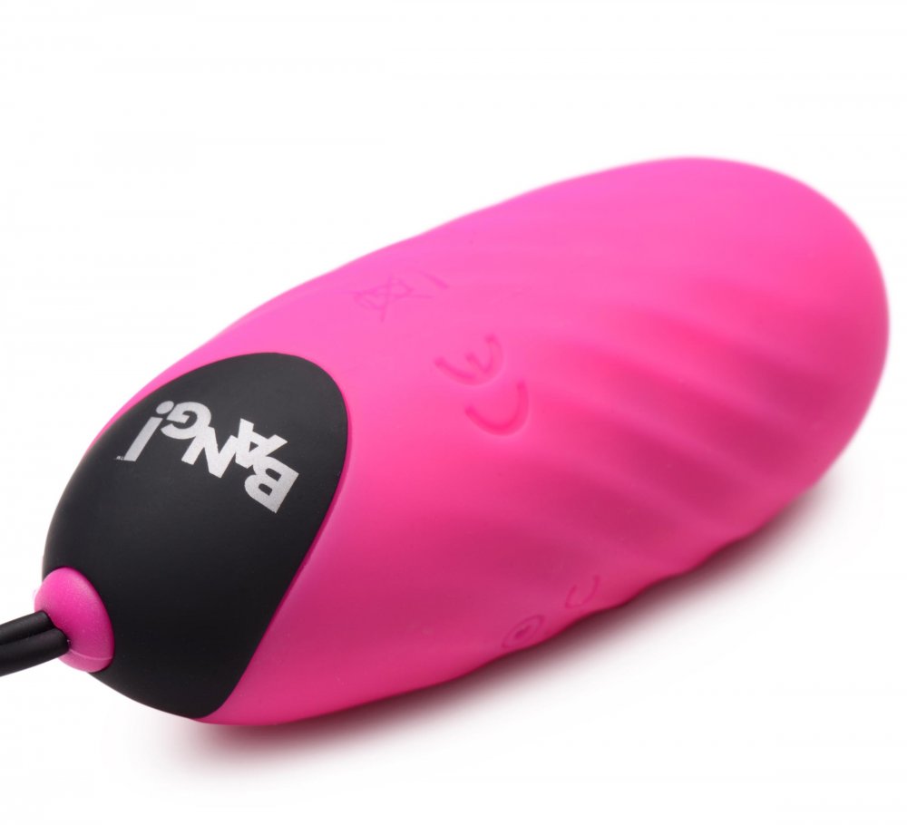 28X Swirl Silicone Vibrating Egg with Remote Control - image 4