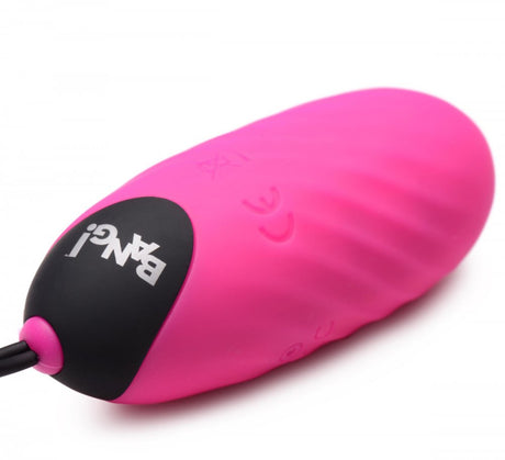 28X Swirl Silicone Vibrating Egg with Remote Control - image 4