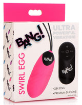 28X Swirl Silicone Vibrating Egg with Remote Control - image 5