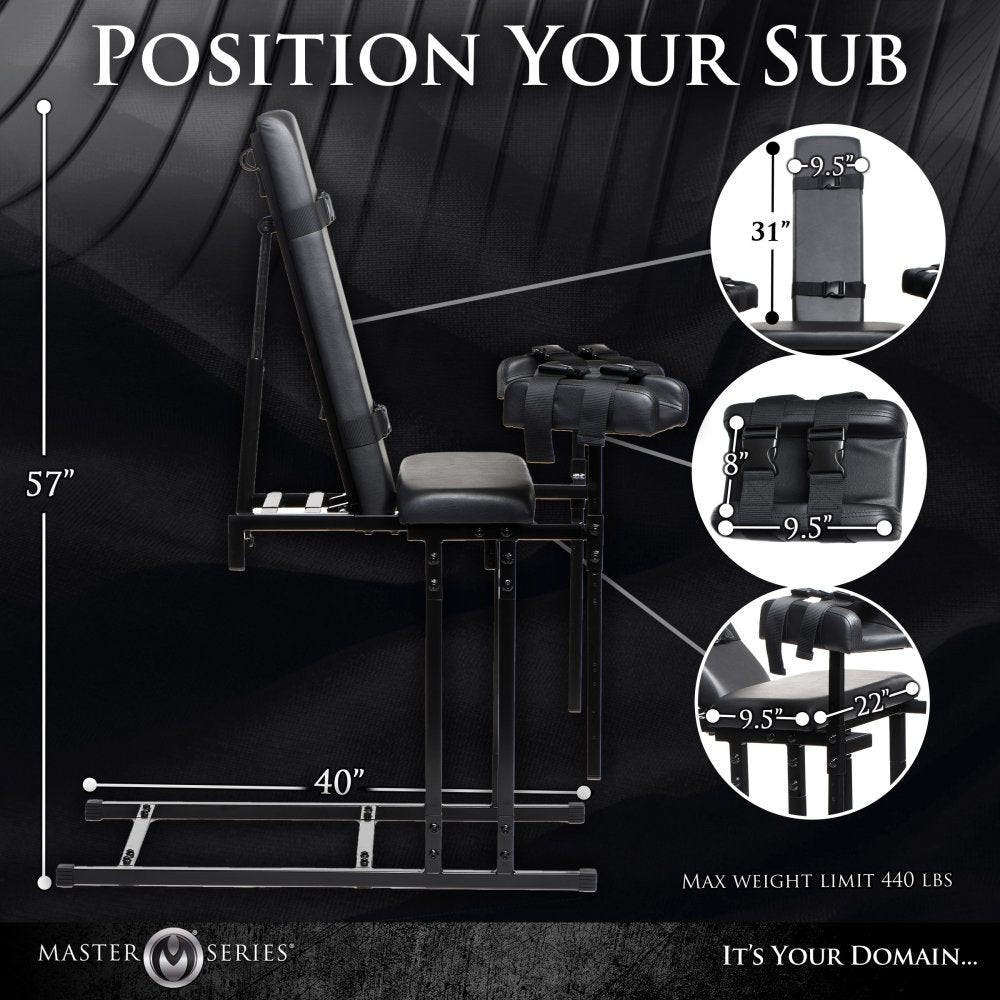 Obedience Adjustable Bondage Chair - image 10