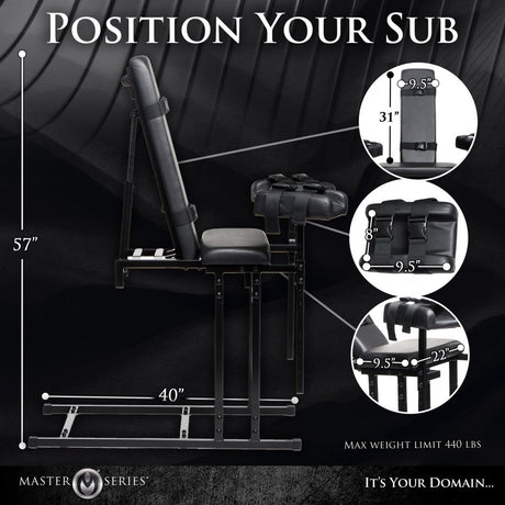 Obedience Adjustable Bondage Chair - image 10