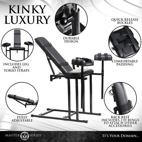 Obedience Adjustable Bondage Chair - image 13
