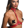 Red Female Chest Harness- Small/Medium - image 1