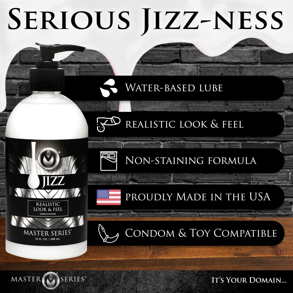 Jizz Unscented Water-Based Lube - 16oz - image 3