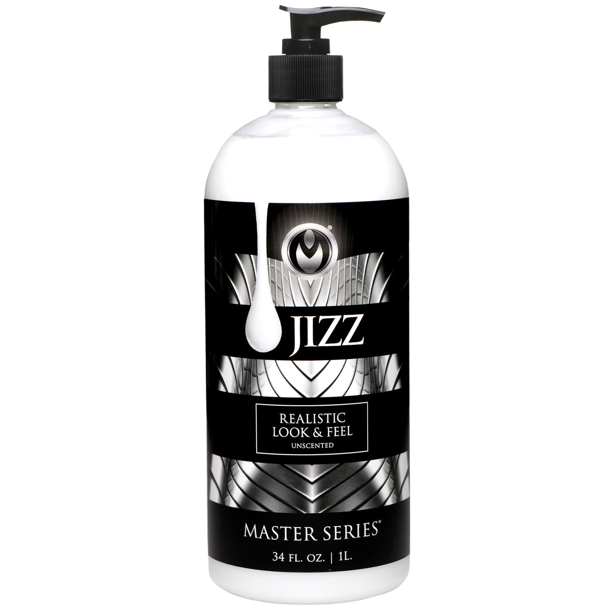 Master Series Jizz Unscented Water-Based Lube — 16 oz - MS-AH048-16OZ