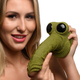 Swamp Monster Green Scaly Silicone Dildo - image 3