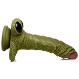Swamp Monster Green Scaly Silicone Dildo - image 6