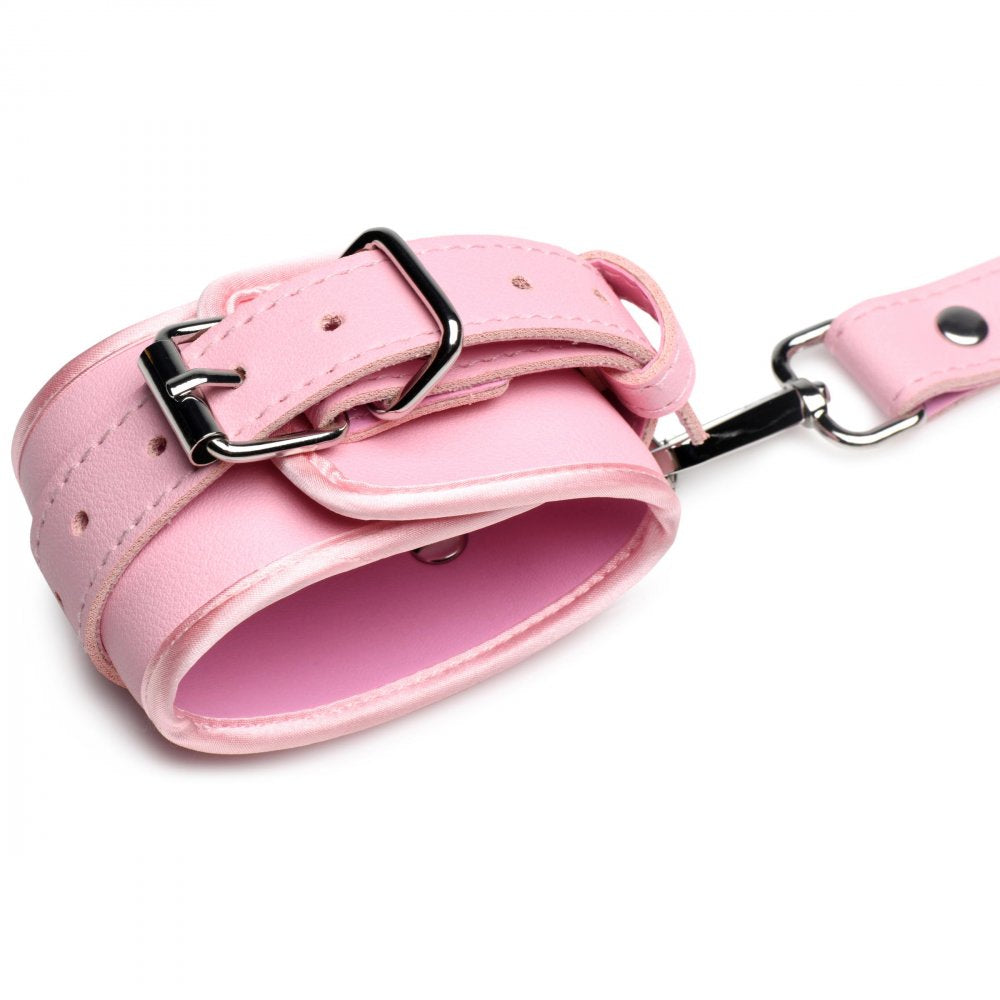Pink Bondage Thigh Harness with Bows - M/L - image 7