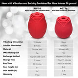 Mystic Rose Sucking and Vibrating Silicone Rose - image 2