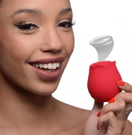 The Rose Lover's Gift Box 10X Clit Suction Rose - Red - image 2