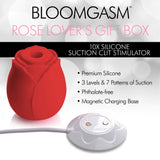 The Rose Lover's Gift Box 10X Clit Suction Rose - Red - image 3