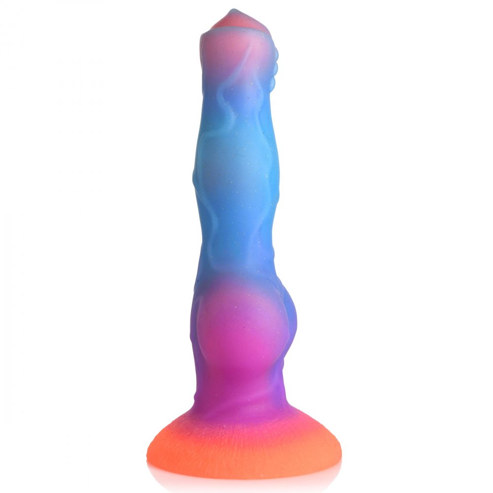 Space Cock Glow-in-the-Dark Silicone Alien Dildo - image 5