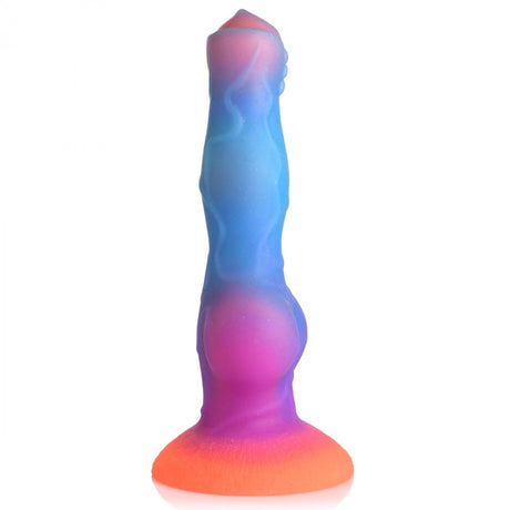 Space Cock Glow-in-the-Dark Silicone Alien Dildo - image 5