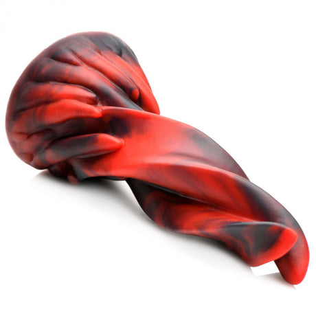 Hell Kiss Twisted Tongues Silicone Dildo - image 6