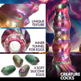 Larva Silicone Ovipositor Dildo with Eggs - image 2