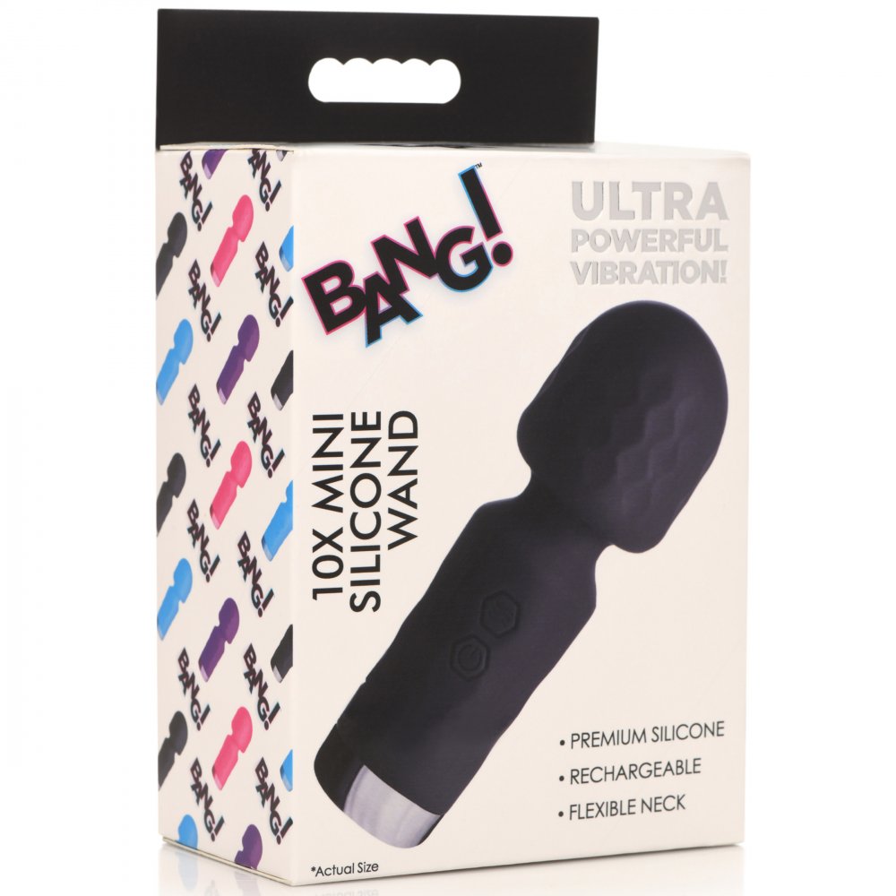 10X Mini Silicone Wand - Black - image 11