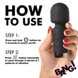 10X Mini Silicone Wand - Black - image 7