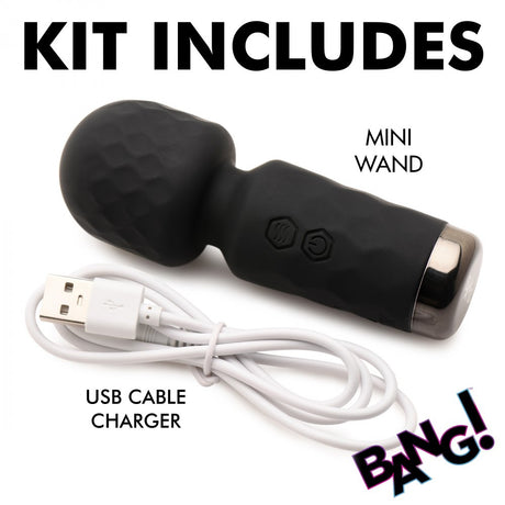 10X Mini Silicone Wand - Black - image 8