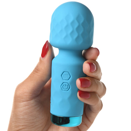 Bang! 10X Mini Silicone Wand — 4.5 in Rechargeable Black - BNG-AH205-BLK