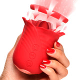 Bloomgasm Lily Lover Clitoral Stimulator — Suction & Vibration, Red - INM-AH231