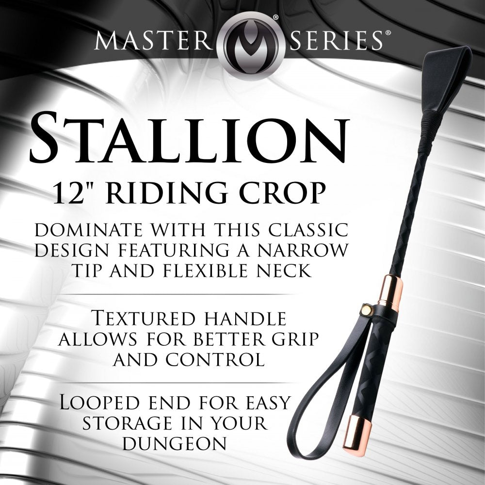 Stallion Riding Crop - 12 Inch - image 2