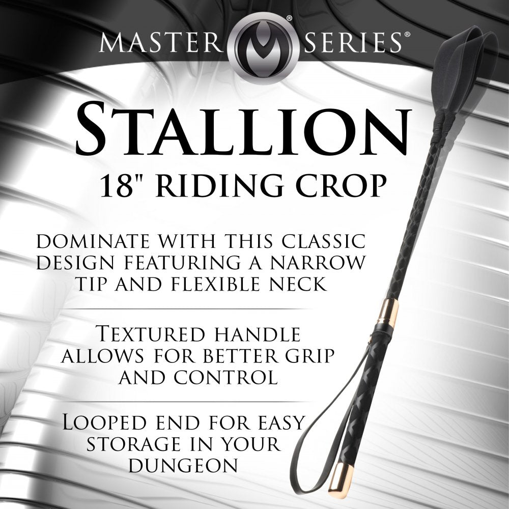 Stallion Riding Crop - 18 Inch - image 2