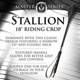 Stallion Riding Crop - 18 Inch - image 2
