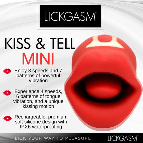 Kiss and Tell Mini Kissing and Vibrating Clitoral Stimulator - image 2