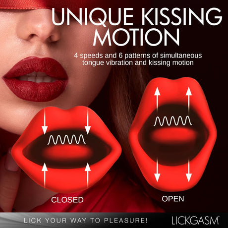 Kiss and Tell Mini Kissing and Vibrating Clitoral Stimulator - image 3
