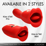 Kiss and Tell Mini Kissing and Vibrating Clitoral Stimulator - image 9
