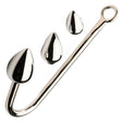 Master Series Anal Hook Trainer with 3 Aluminum Plugs - 848518052858