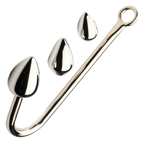 Master Series Anal Hook Trainer with 3 Aluminum Plugs - 848518052858
