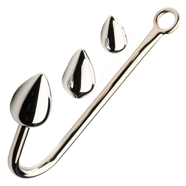 Master Series Anal Hook Trainer with 3 Aluminum Plugs - 848518052858