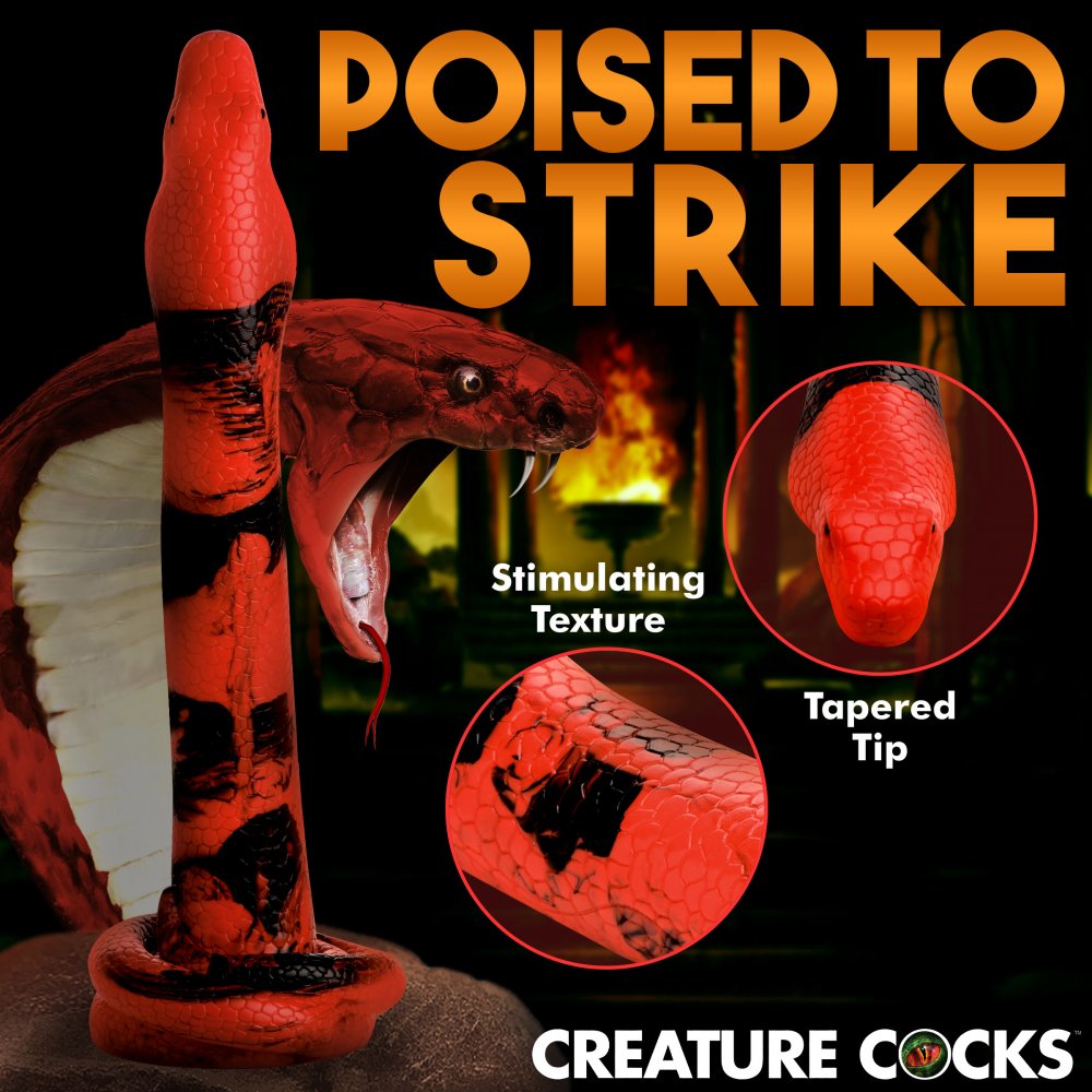 King Cobra Silicone Dildo - 14 Inch - image 5