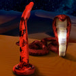 Creature Cocks King Cobra Silicone Dildo — 18 Inch, Red/Black - 848518053091