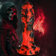 Creature Cocks Reaper Silicone Dildo, Red/Black — 8" Insertable - 848518053213