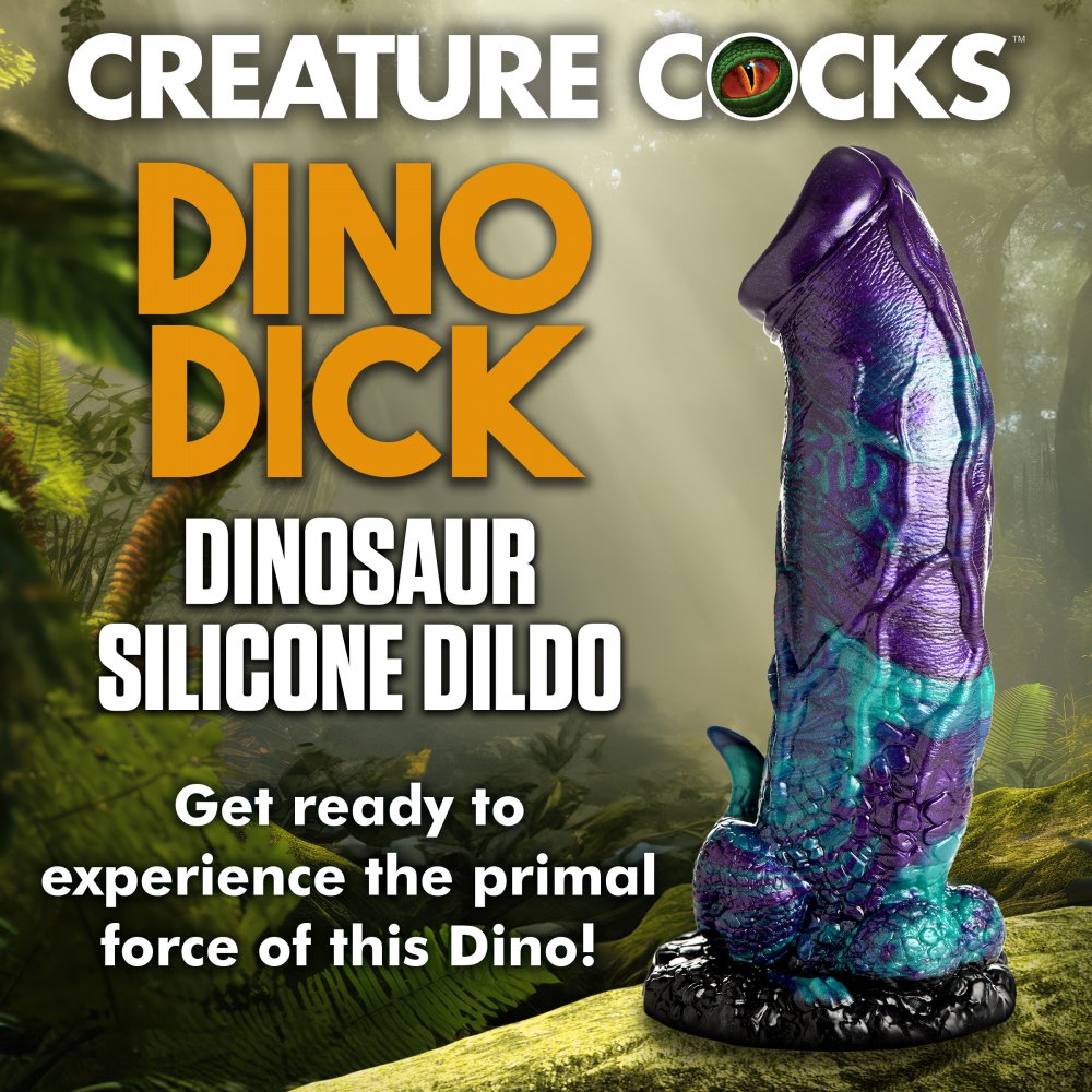 Dino-Dick Silicone Dildo - XL - image 2