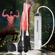 Creature Cocks Centaur Explosion Squirting Silicone Dildo, 9.6 in Peach/Black - 848518053510