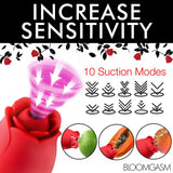Blooming Bunny Sucking and Thrusting Silicone Rabbit Vibrator - image 5