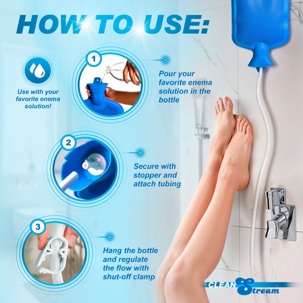 Deluxe Shower Enema Kit with 5 Tips - image 7