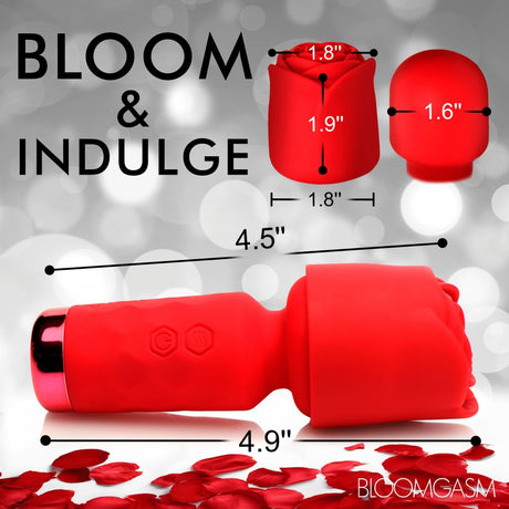 Pleasure Rose-Petite Mini Silicone Rose Wand - image 4