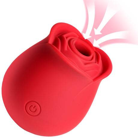 Bloomgasm Perfect Rose Clitoral Stimulator — Pink, Rechargeable - 848518053930