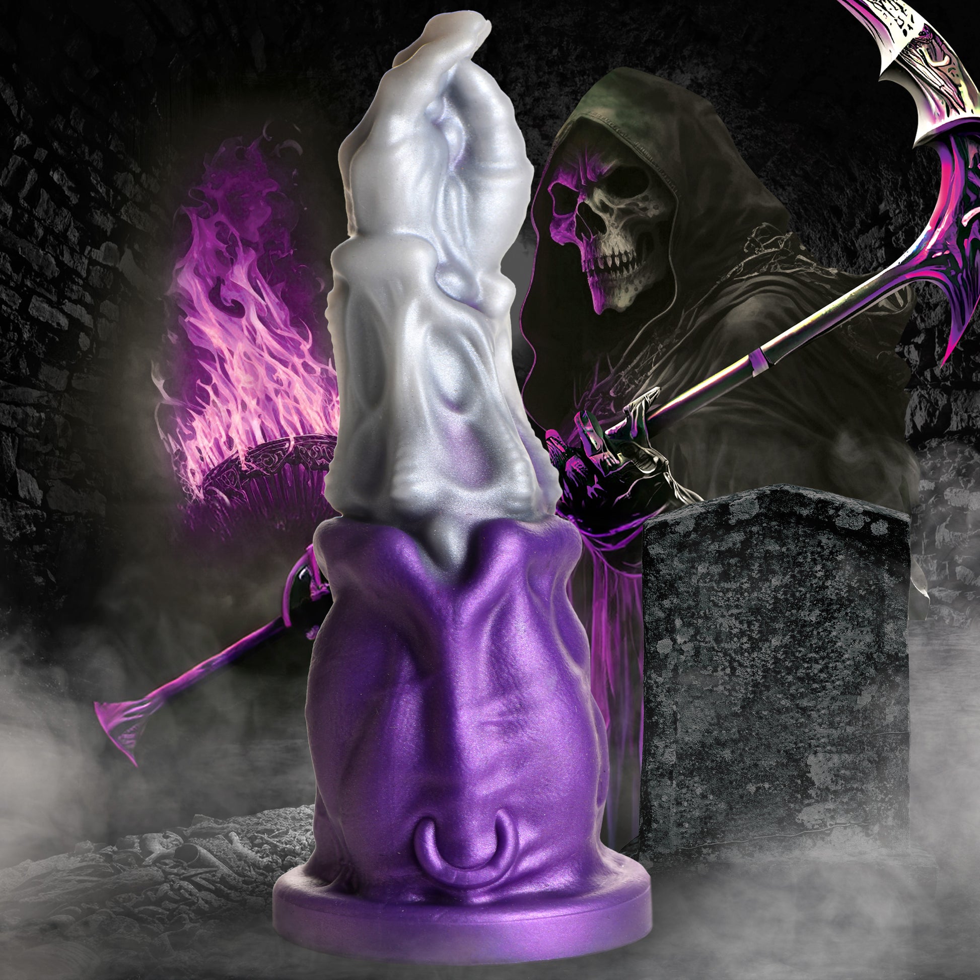 Grim Reaper Silicone Dildo by Creature Cocks
